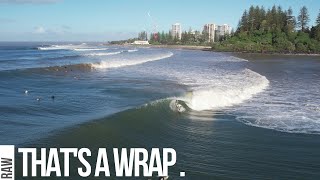 RAW MARCH Surfing the Superbank Lennox Point Cabarita Greenmount Burleigh Heads [upl. by Nalyk]