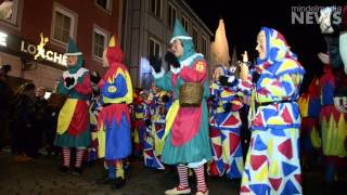 Mindelheim Fasching startet mit Hanselaufzug [upl. by Chiang52]