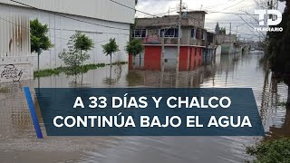 Niveles de agua suben más de un metro en Chalco “Ya un mes y no vemos para cuándo” [upl. by Kuehnel]