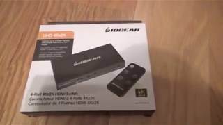 IOGear HDMI Switch Unboxing [upl. by Innor]