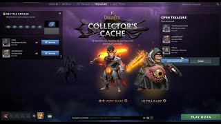 DOTA 2  OPENING CROWNFALL CACHE UNTIL I GET ALL THE RARES [upl. by Arammat]