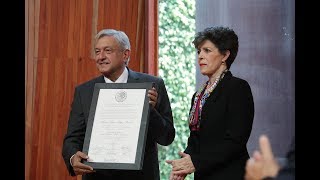 Entrega de constancia a Andres Manuel Lopez Obrador como Presidente Electo de México [upl. by Boycie232]