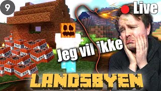 Tvunget til å sprenge Rottetrynet sitt hjem 😢😢 💔💔  Landsbyen SMP 🔴Live [upl. by Assenev]