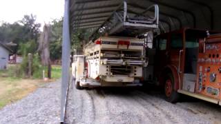 Fire Truck Factory  American LaFrance Bone Yard [upl. by Ydnac387]