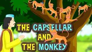 The Capseller and The Monkey  English Story For Kids  BedTime Stories  Short Stories [upl. by Deehsar]