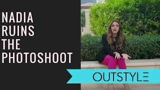 Vlogs  OMG  Nadia Khan Spoils the Photoshoot  Outstylecom [upl. by Alvarez871]