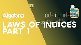 Laws of Indices  Part 1  Algebra  Maths  FuseSchool [upl. by Sidnala]