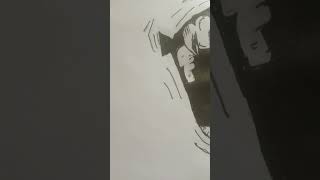 Sukuna art anime short☠️ and like subscribe 🙏🏻 [upl. by Nonnag478]