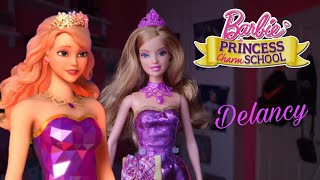 Barbie Princess Charm School Delancy doll review [upl. by Osbert]