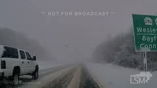 01202024 Edinboro PA  Lake Effect Snow Causes Car Accident With Fire Near Accident on I90 more [upl. by Armanda]