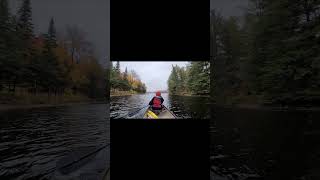 This is the one place for canoeing this fallAutumn canada falldestinations algonquinpark [upl. by Assener943]