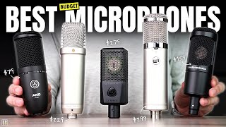 Best BUDGET Microphones For Vocals 2024  AudioTechnica AT2020 Rode NT1A amp Lewitt LCT 440 Pure [upl. by Hepzi]