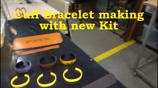 Bracelet Cuff making with our new Makers Kit [upl. by Pammi]