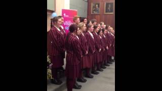 Clairvaux MacKillop College Vocal Ensemble at CEW Ministers Reception [upl. by Kaczer903]