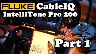 Fluke CableIQ amp IntelliTone Pro 200 Part 1 BAD AUDIO use Eng CC [upl. by Liagabba624]