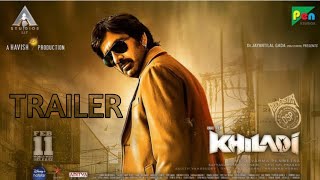 Khiladi Ravi Teja  Trailer  Meenakshi Chaudhary  Dimple Hayati  Arjun Sarja  Khiladimovie [upl. by Trebleht252]