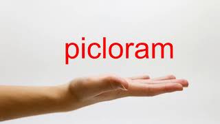 How to Pronounce picloram  American English [upl. by Neelac563]