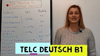 telc Deutsch B1 Zertifikat Deutsch Subtests Zeit Punkte  B1 [upl. by Cloutman]