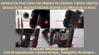 Reparación y restauración de las cámaras fotográficas y otros objetos de baquelita [upl. by Alliuqal]