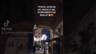 CUANDO EMPIEZAN A MONTAR EL quotBELÉN DEL ARQUILLO DEL AYUNTAMIENTO DE SEVILLAquotSE ACERCA LA NAVIDAD [upl. by Welcher]