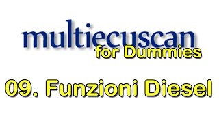 09 MultiEcuScan  Funzioni Diesel Olio Motore FAP EGR [upl. by Notsur266]