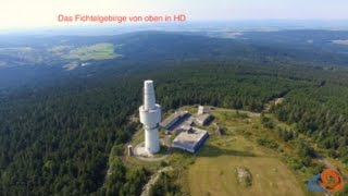 Das Fichtelgebirge von oben  Droneflight over FichtelMountains [upl. by Deering]