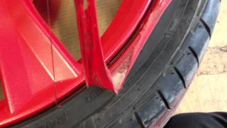 Removing PlastiDip from Tires Honda S2000 Rims Red PlastiDip with Glossifier by Casewrap [upl. by Cathee309]