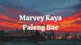 Marvey Kaya  Paleng Bae Lirik Video [upl. by Orest507]