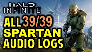 All Spartan Audio Logs Locations  Halo Infinite Collectibles Guide [upl. by Dincolo]