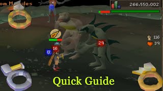 OSRS Dagannoth Kings SOLO all 3 kings Quick Guide high level [upl. by Cello]