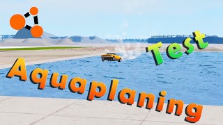 Aquaplaning  BeamNGdrive [upl. by Ahsieit39]