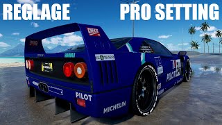 REGLAGE PRO FERRARI F40 PRO SETTING THE CREW MOTORFEST TCM META STREET TIER 2 [upl. by Eniamrahs54]