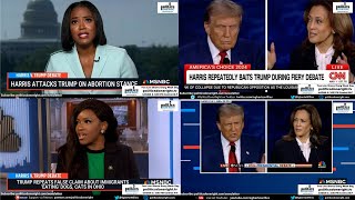 Kamala Harris nailed Trump often in the debate Panelist calls out biased media Crockett shines [upl. by Aihpled]