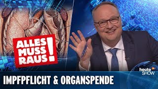 Der Staat will uns zwangsimpfen und alle Organe wegnehmen  heuteshow vom 05042019 [upl. by Niai]