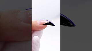 😮Do you prefer a natural downward curve or a corrected style nails nailhacks nailtech [upl. by Ytsirt]