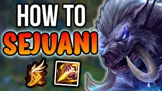 How to Sejuani Jungle  Sejuani Jungle Commentary Guide  League of Legends Season 8 [upl. by Siroved]