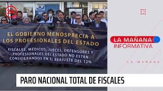 Asociación Nacional de Fiscales inició paro porvacusar discriminación en reajuste al sector público [upl. by Tadashi]