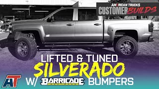 Lifted amp Tuned 2014 Silverado with Barricade Front amp Rear Bumper  AmericanTrucks Customer Builds [upl. by Ohl976]