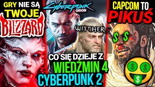 Co się dzieje z WIEDŹMIN 4 i CYBERPUNK 2 — CAPCOM to wierzchołek góry lodowej — BLIZZARD ZABIERA GRY [upl. by Josephine589]