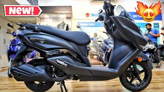 2021 Suzuki Burgman Street 125 Top Model  Matte Black  👌 BS6 With All New Features  Review [upl. by Gnni137]