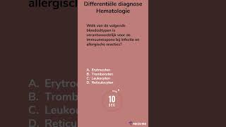 Differentiële diagnose Hematologie 2 geneeskunde dokter verpleegkunde bloed cellen [upl. by Minni]