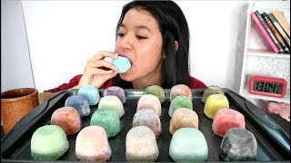 MUKBANG MOCHI ICE CREAM [upl. by Neerbas]