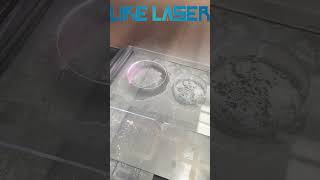 Laser Drilling Glass With Holes Processing Glass pot lid glass teacup etc [upl. by Nylirret]