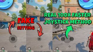 How to make GAMELOOP Joystick insanely fast for FAST JIGGLE AND GOD MOVEMENT  PUBG BGMI EMULATOR [upl. by Atinar]