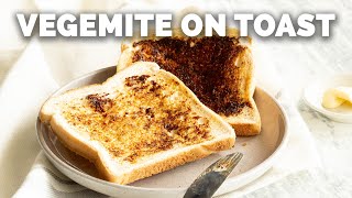 Aussie Vegemite on Toast  The Right Way Vegemite Toast Scale [upl. by Ahsaetal]