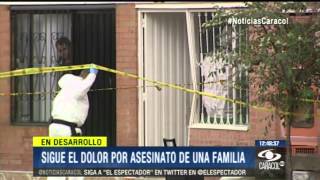 Así fue angustioso momento en que descubren a familia asesinada en Bosa  12 de Noviembre de 2013 [upl. by Nauwaj952]