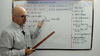 Continuidad y derivabilidad Modelo 2 [upl. by Ahsinad580]