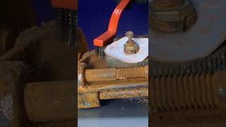 Antique Rusty Motor Coil Winding Machine Restoration shorts restoration [upl. by Rosenstein]