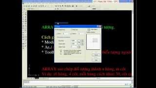 Cách dùng lệnh Array trong AutoCAD [upl. by Bouldon]