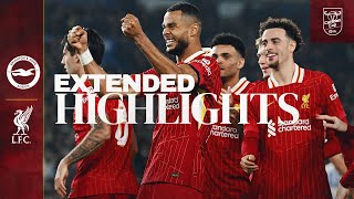 Extended Highlights FIVE Goals as Gakpo amp Diaz Secure QuarterFinals  Brighton 23 Liverpool [upl. by Duncan]